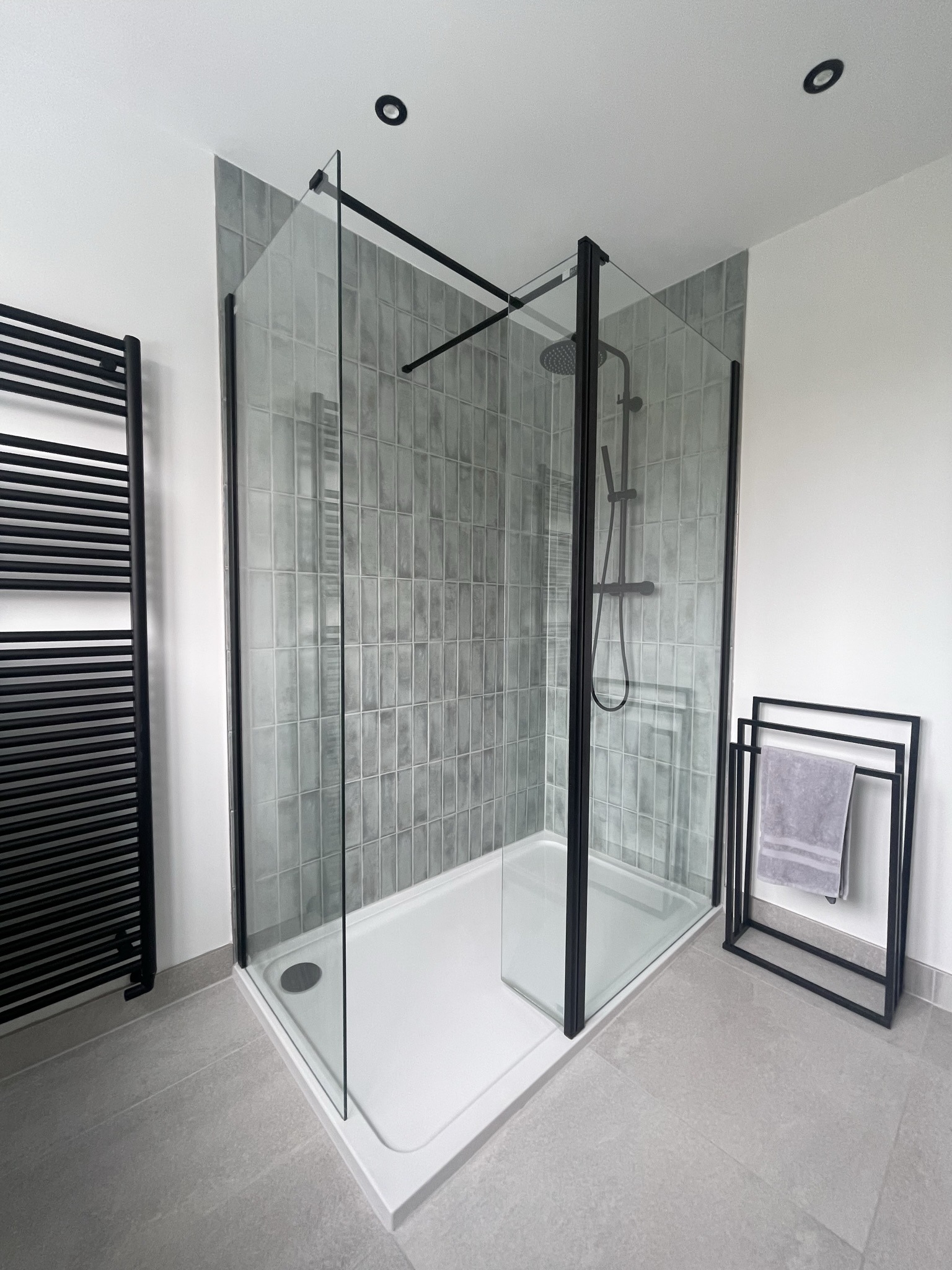 walk-in shower