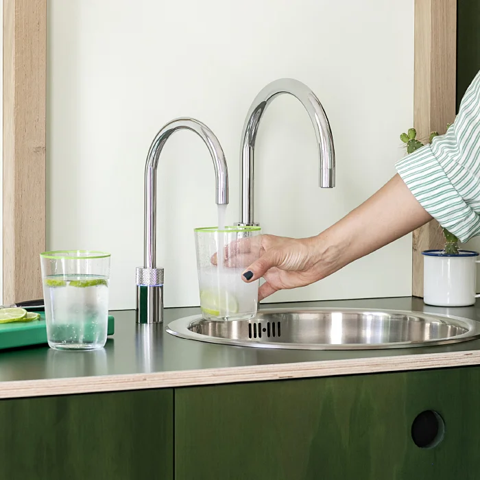 Quooker Nordic Twintaps in polished chrome