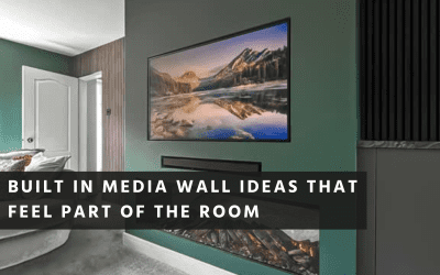 Built In Media Wall Ideas That Feel Part of the Room