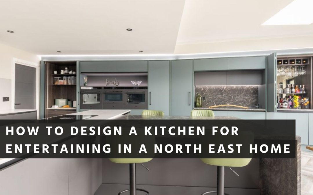 Kitchen for Entertaining with Bar and island